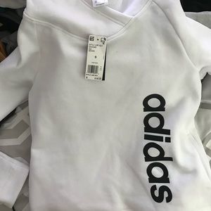 White Adidas Hoodie